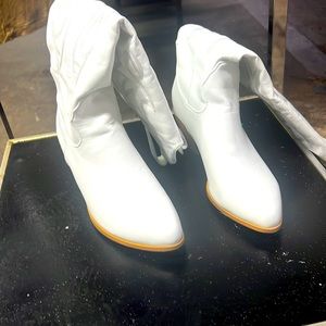 White cowboy boots